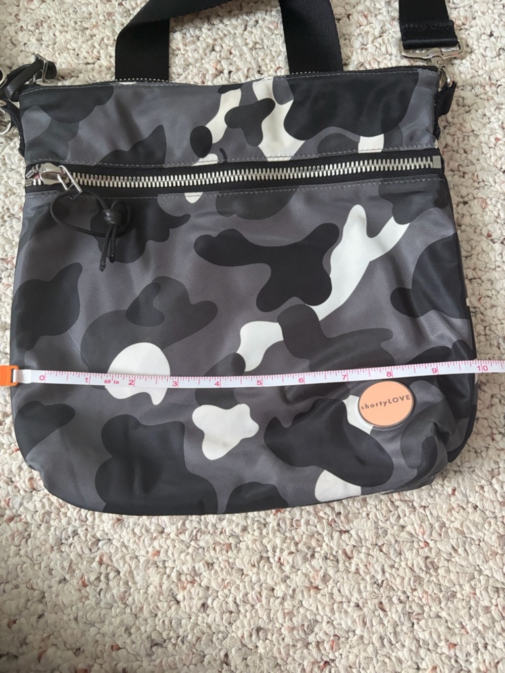 ShortyLOVE Amuse Camo Crossbody Bag - Compact Everyday Carry - Picture 2 of 5